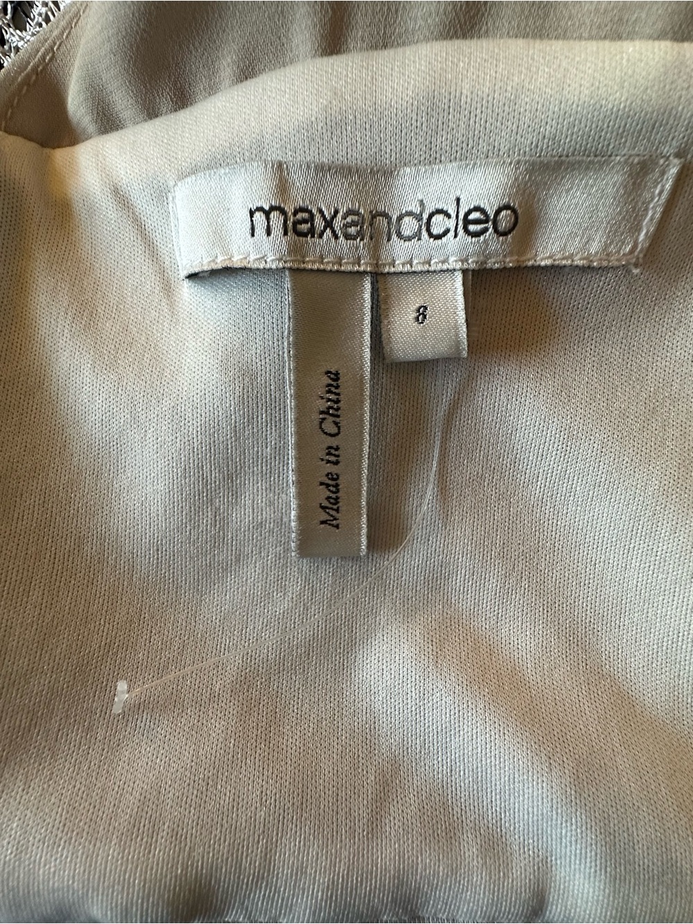 BNWOT Max and Cleo Ava Colorblock Chevron Dress size 8 - Picture 12 of 14